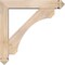 Ekena Millwork Legacy Arts and Crafts Smooth Bracket w/ Offset Brace, Douglas Fir, 5 1/2"W x 28"D x 28"H BKT0604X28X28LEC03SDF - alternate 4